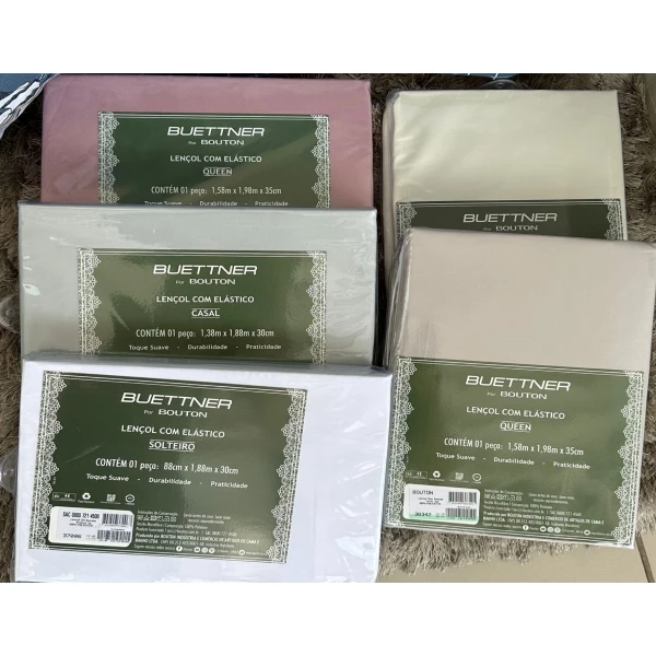 Lencol Casal Sonata Perola 1pc