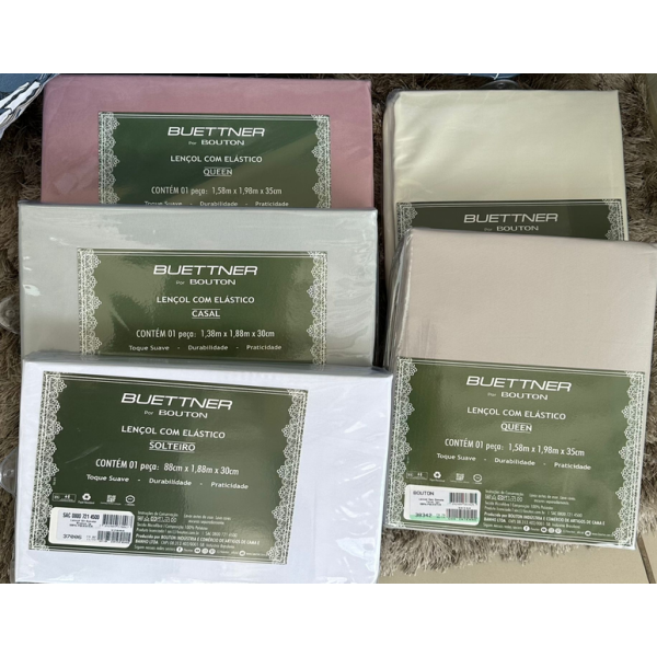 Lencol Queen Sonata Branco 1pc
