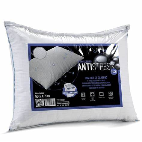 50CM X 70CM-TRAVESSEIRO ANTISTRESS - BRANCO